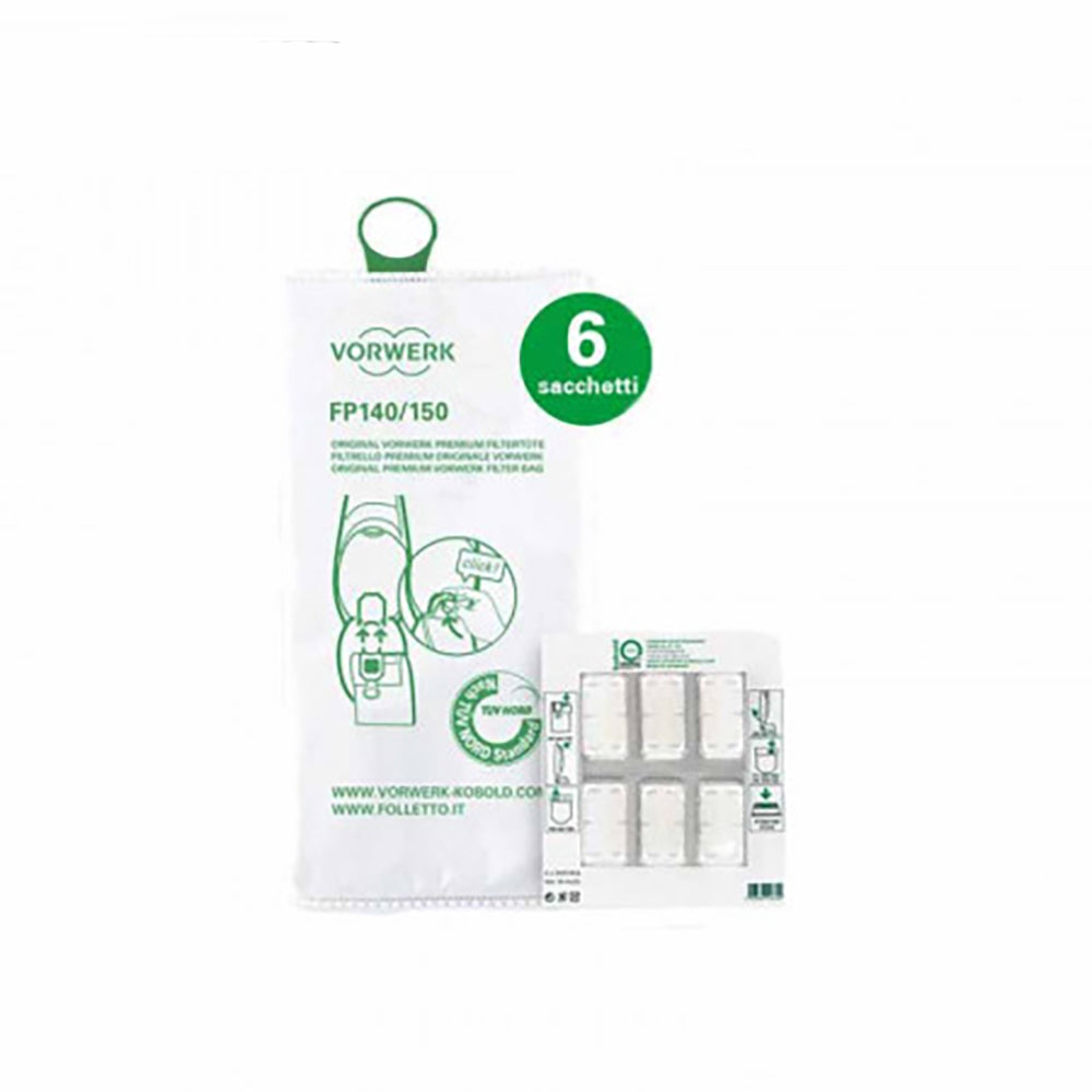 SACCHETTI FOLLETTO VK 140/150 6 SACCHETTI 6 PROFUMI VORWERK ORIGINALI - Foto 9